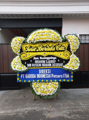 Papan Bunga Duka di Mulyosari
