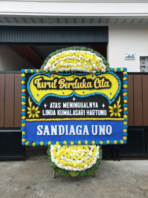Papan Bunga Duka di Mulyosari